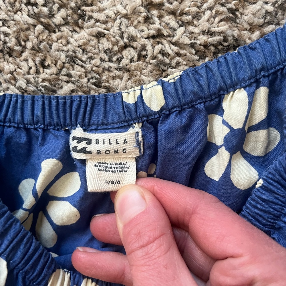 Billabong Navy Blue Floral Mini Dress - Picture 5 of 5